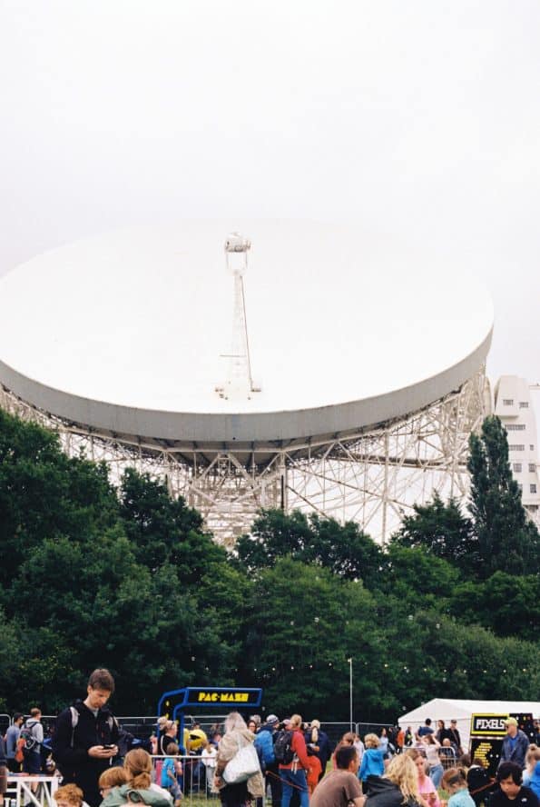 The magnificent Lovell Telescope at Jodrell Bank Observatory, one of the most interesting UNESCO World Heritage Sites to visit in the UK