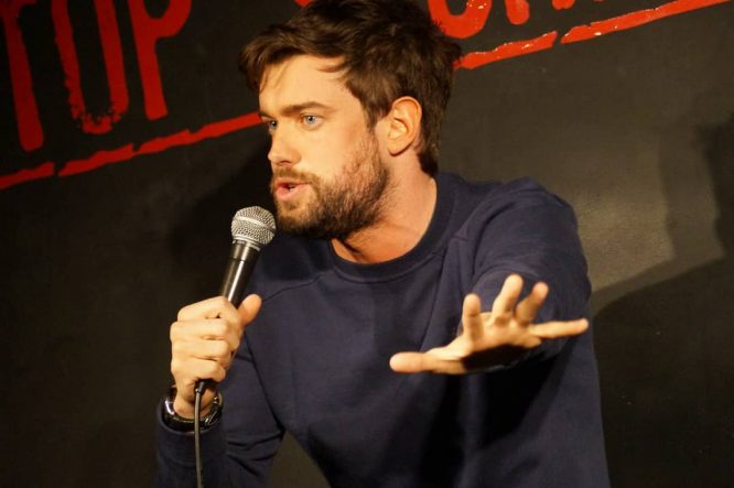 Comedian Jack Whitehall at the Top Secret Comedy Club in Central London, one of the best comedy clubs in London