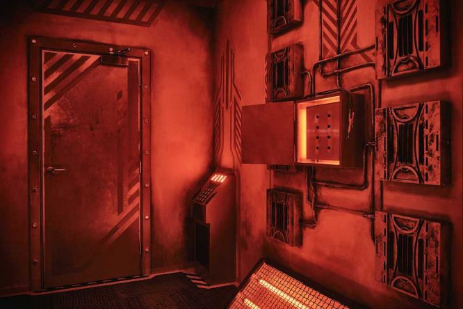 The interior of one of AIM's escape rooms in Aldgate, London 