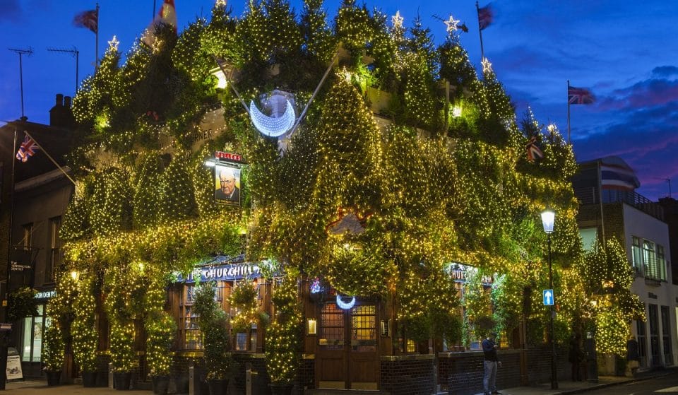 The Most Christmassy Pub In London Has Switched On Their Iconic Light Display