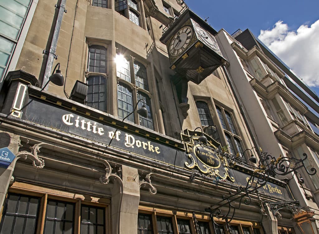 the cittie of yorke, one of London's oldest pubs
