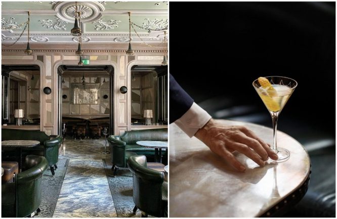 The fantastic Connaught Bar in London, England