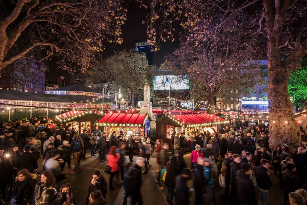 leicester square christmas market