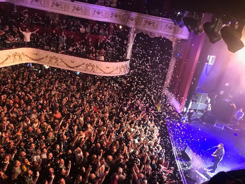 The Manic Street Preachers performing at London's Shepherd's Bush Empire, featuring on our list of the best music venues