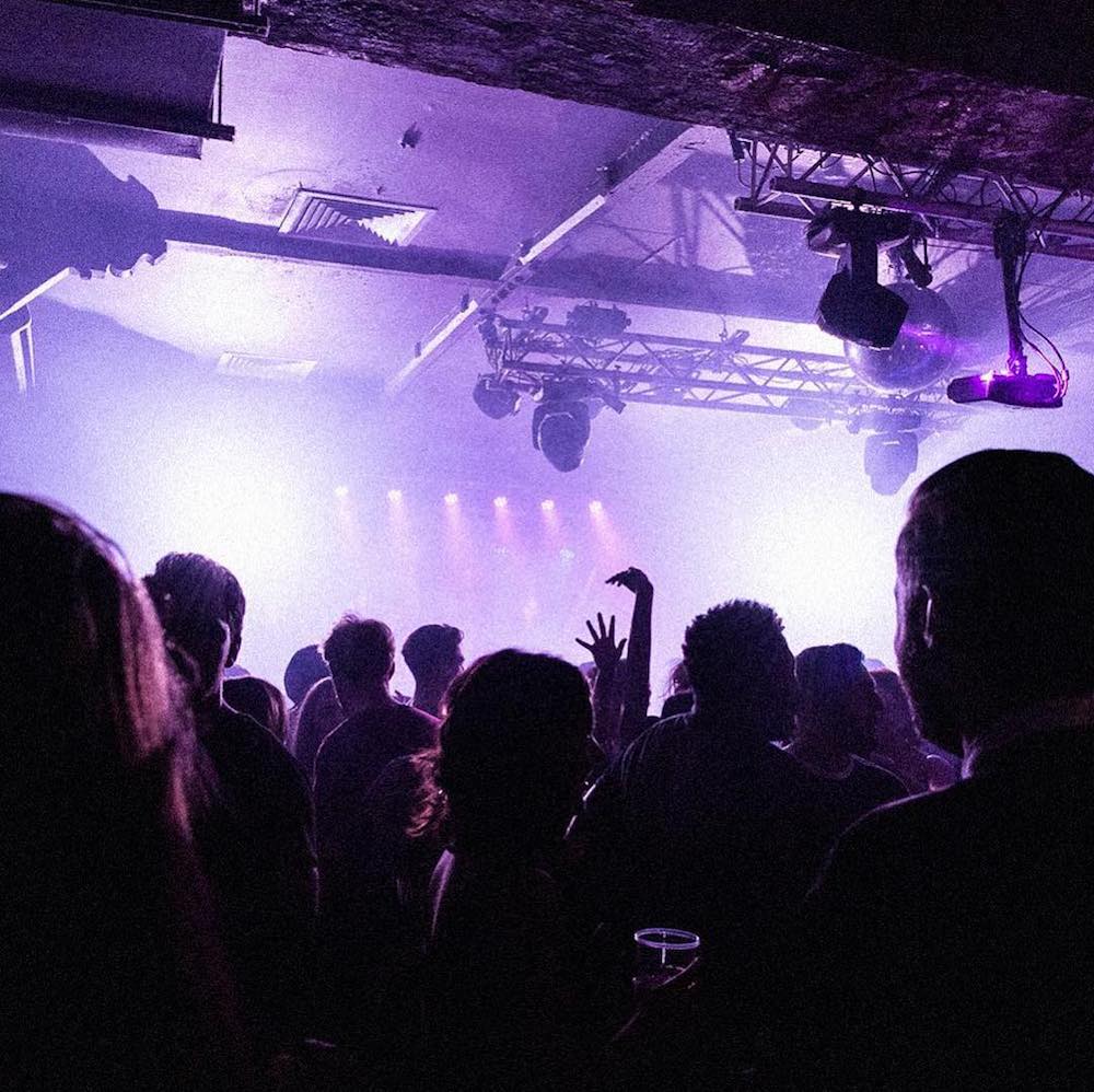 People enjoying a gig in Oslo, Hackney, one of our best music venues