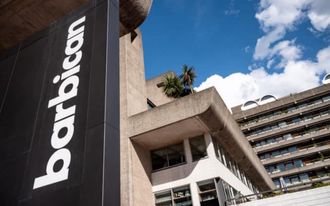 The exterior of the Barbican Centre in the City of London, one of the best places to watch ballet in London