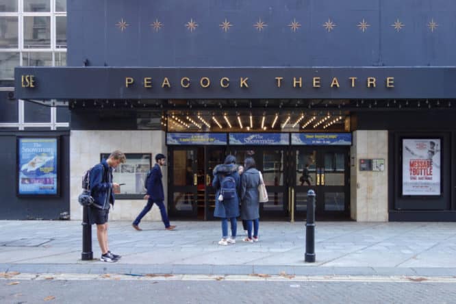 The exterior of London's Peacock Theatre, one of the best places to see ballet in London