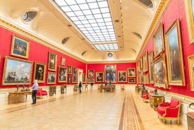 The interior of the The Wallace Collection museum, one of the best things to do in Marylebone