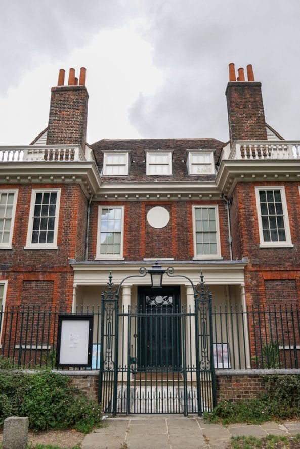 The exterior of the Fenton House and Garden in Hampstead, one of the best National Trust properties in London