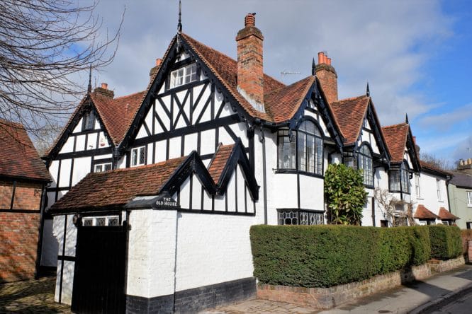 A lovely old house with Tudor beams in the charming village of Great Missenden