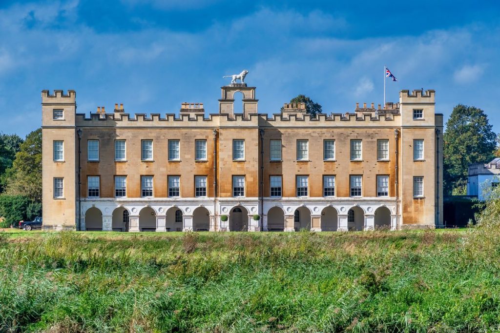 The exterior of Syon House near Richmond, the lead image on this list of National Trust properties