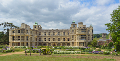 The lovely-looking Audley End House and Gardens in Essex, one of The Crown filming locations 