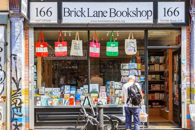 The frontage of Brick Lane Bookshop