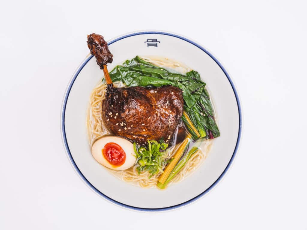 tonkonso's spice duck ramen, which features on one of the alternative Christmas menus in London