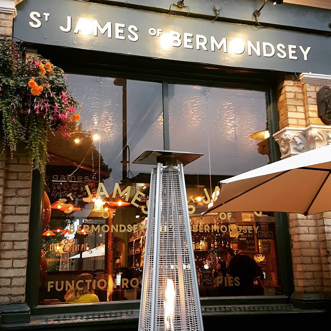 The exterior of St James of Bermondsey – one of the best pubs in South London.