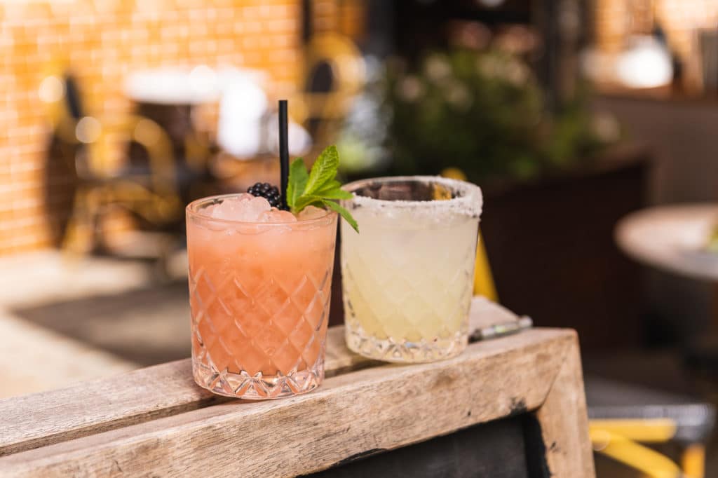 a pair of cocktails at The Laundry Brixton