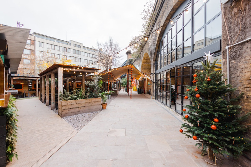The Christmas spirit at Flat Iron Square hosted by Beavertown Brewery