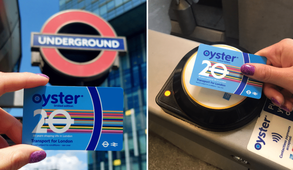 TFL Have Launched A Limited Edition Oyster Card To Celebrate 20 Years Of The Iconic Smartcard